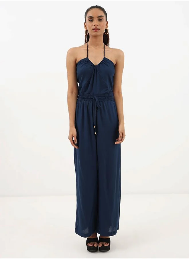 Studio Erst Midnight Muse Halter Jumpsuit