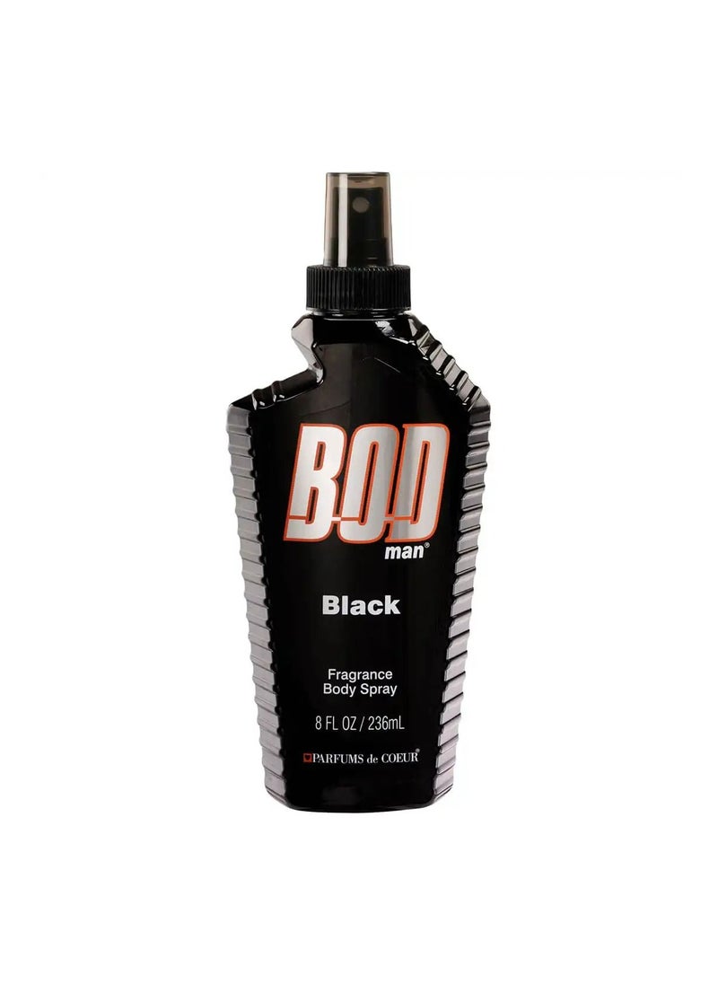BOD - Bod Man Black Body Spray 236ml - Image 1
