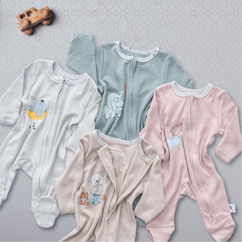 Gezenbebe Hero Long Sleeve Baby Romper Teddy (Organic)  - Image 5