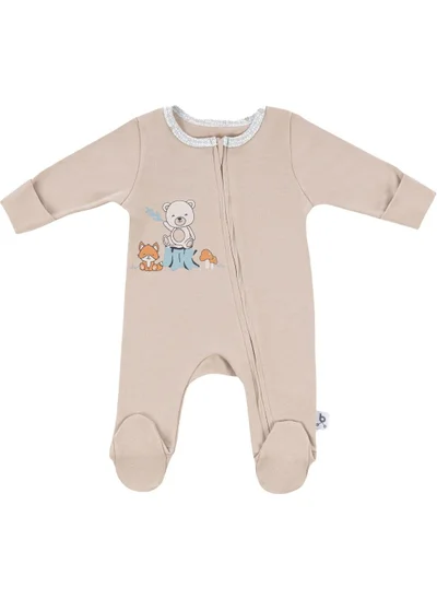 طفل يمشي Hero Long Sleeve Baby Romper Teddy (Organic)