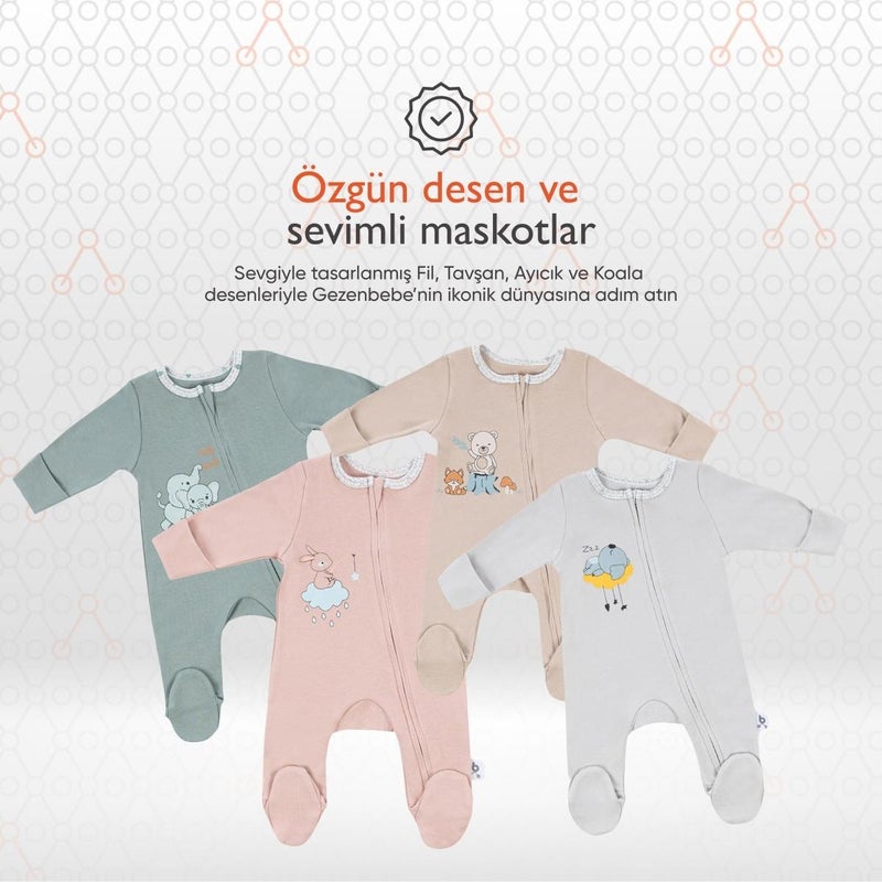 Gezenbebe Hero Long Sleeve Baby Romper Teddy (Organic)  - Image 2