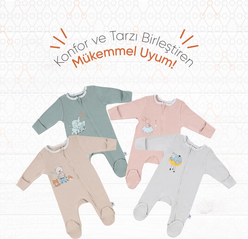 Gezenbebe Hero Long Sleeve Baby Romper Teddy (Organic)  - Image 3