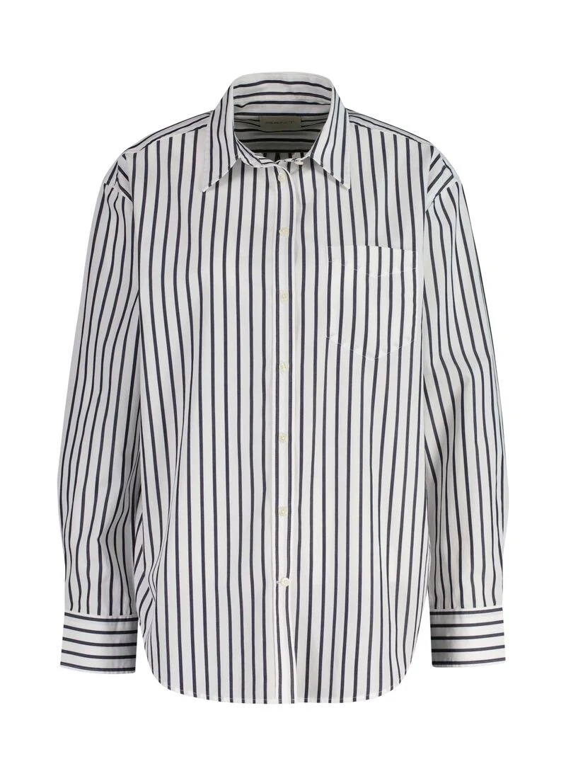 GANT Gant Relaxed Classic Poplin Striped Shirt