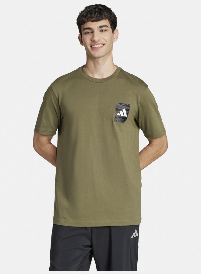 Adidas camo woven men's graphic t-shirt  - Image 1
