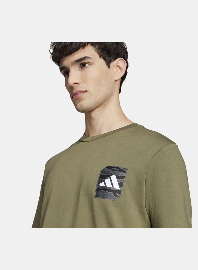 Adidas camo woven men's graphic t-shirt  - Image 3