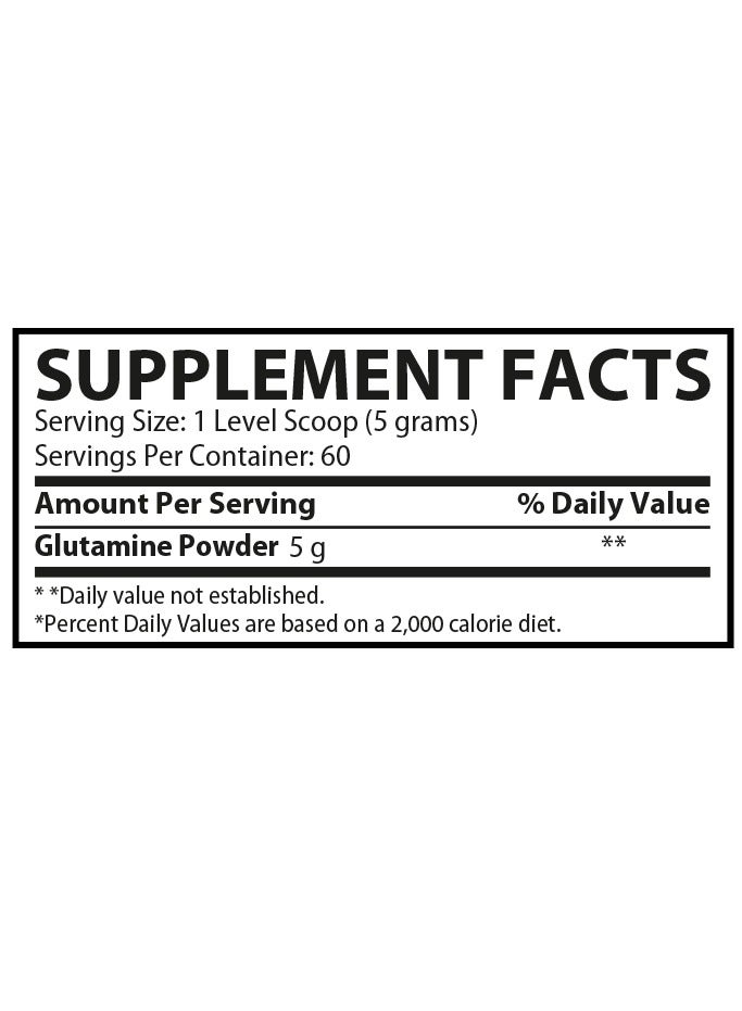 Muscle Rulz MR Glutamine Micronized 60 Servings 300g - Image 2