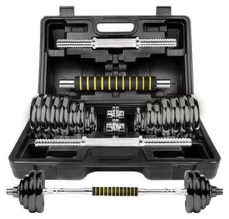 Huitich 20kg Adjustable Dumbbell Set with Case and Connecting Rod - Image 1