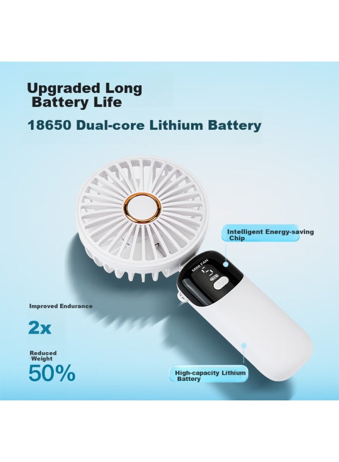 Comix Portable Foldable Mini Usb Fan White Ds-847 - Image 2