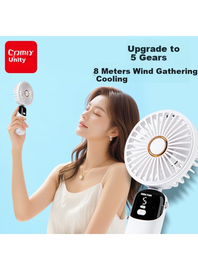 Comix Portable Foldable Mini Usb Fan White Ds-847 - Image 1