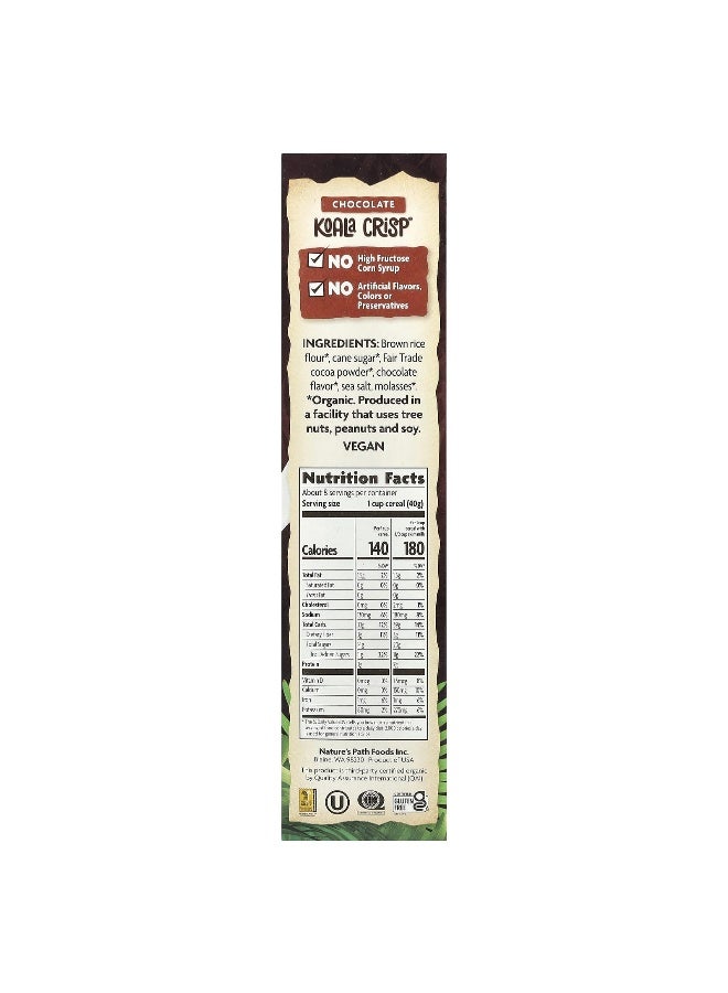 Nature's path Nature's Path, EnviroKidz, Organic Koala Crisp Cereal, Chocolate , 11.5 oz (325 g) - Image 2