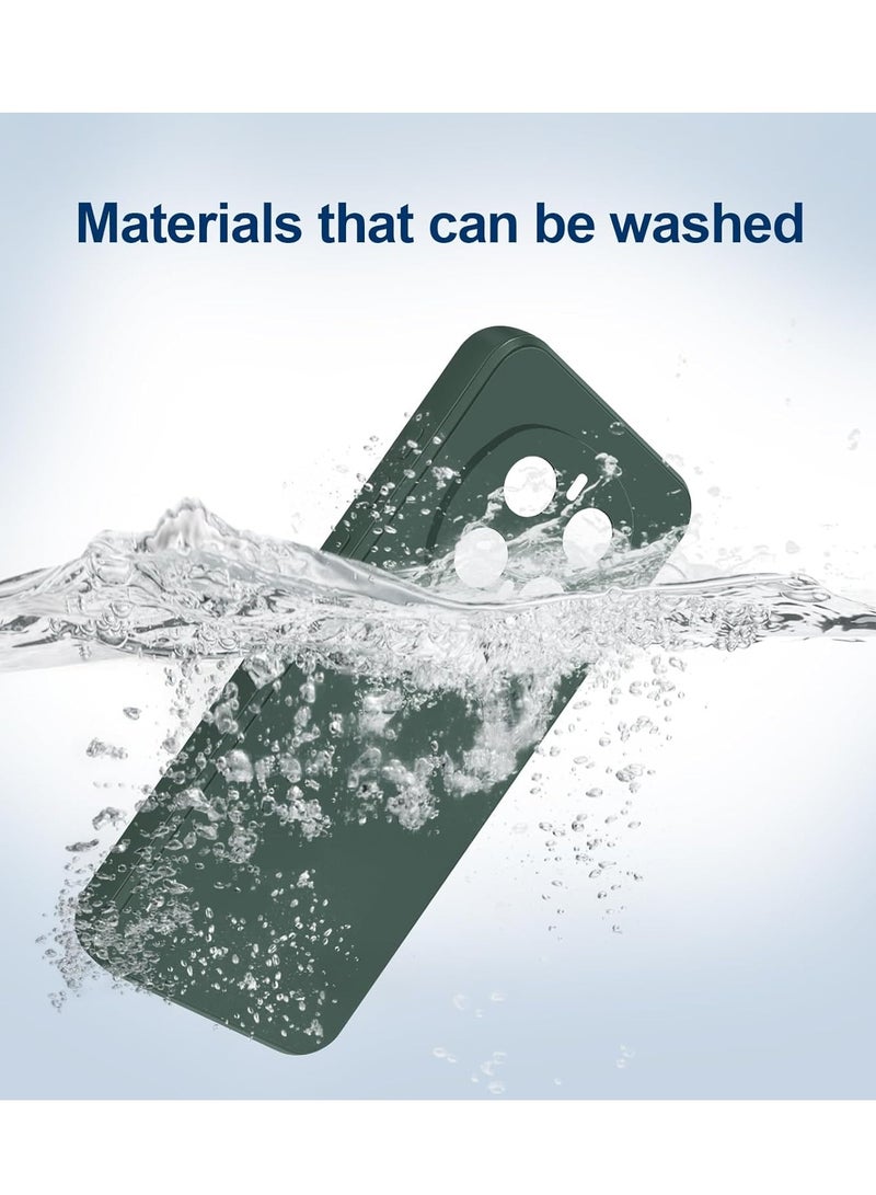 BORTONY Honor Magic 7 Pro Silicone Case Cover Liquid Silicone Anti-scratch Shockproof Case with Fibre Inner Layer Cover for Honor Magic 7 Pro 5G 6.8-inch - Image 5