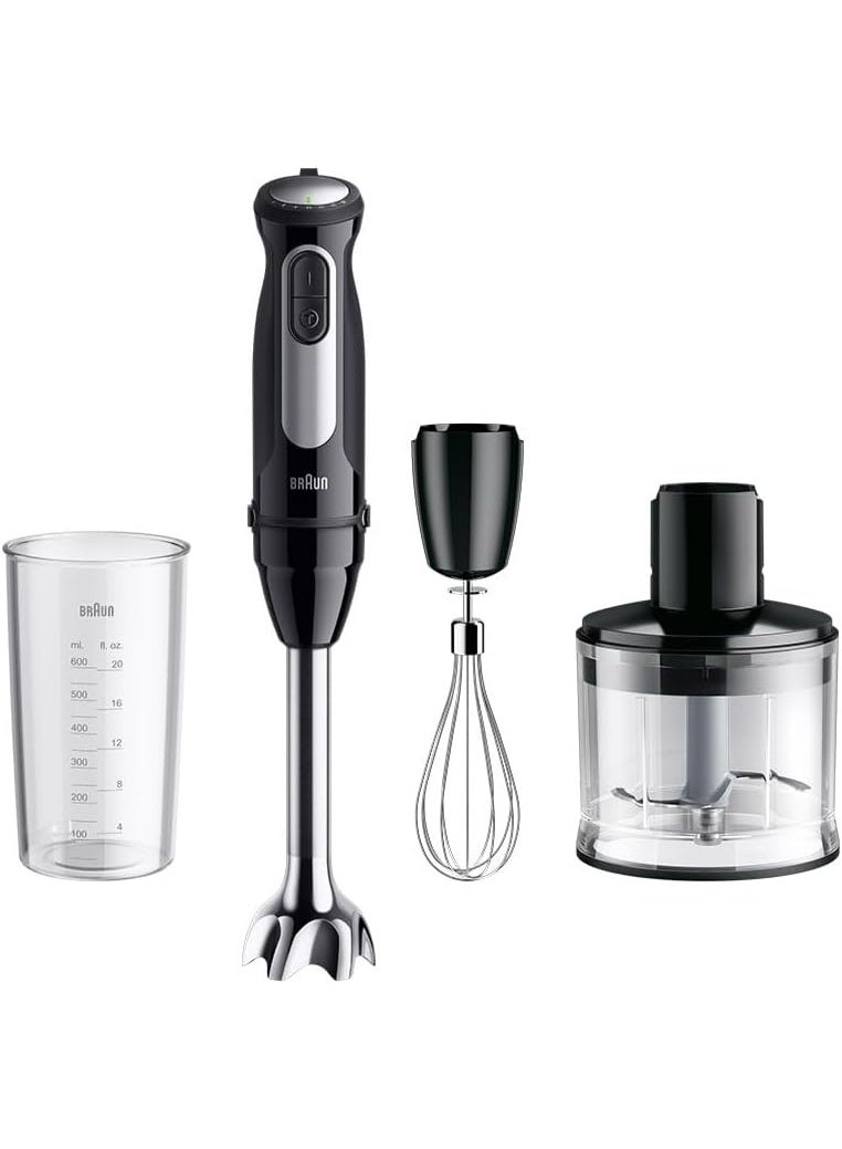 براون Braun MultiQuick 5 Pro MQ55236M Multifunction Hand Blender, 500ml, 1000 Watt - Black MQ55236M - Image 1