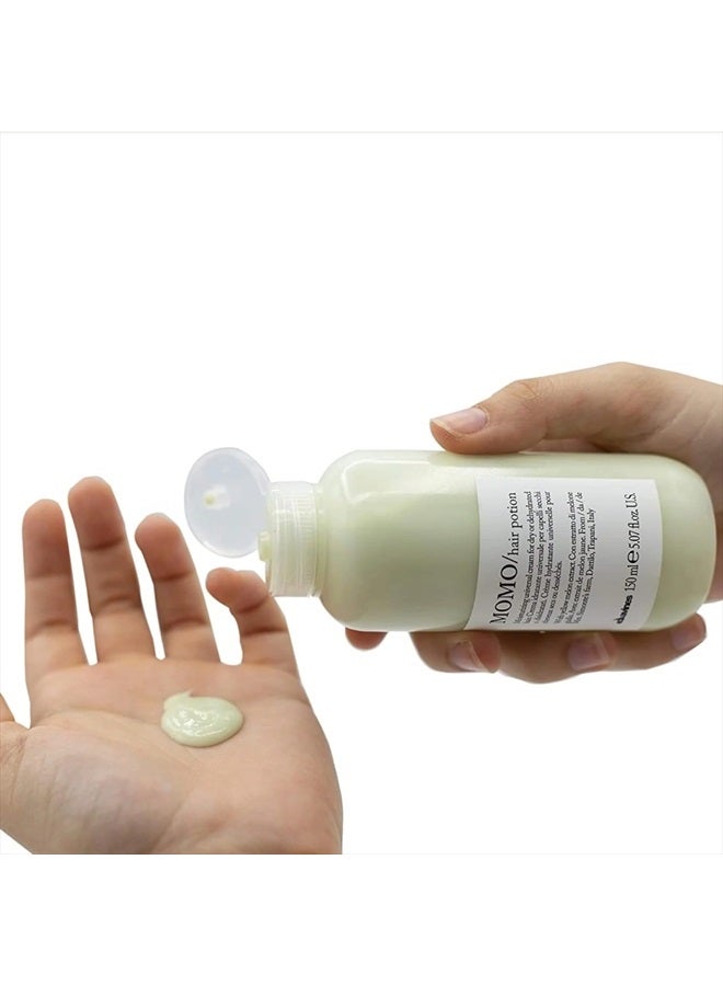 Davines Momo Hair Potion, Leave-On Formula For Moisture And Silky Texture For All Hair Types, 5.07 fl. oz. - Image 4