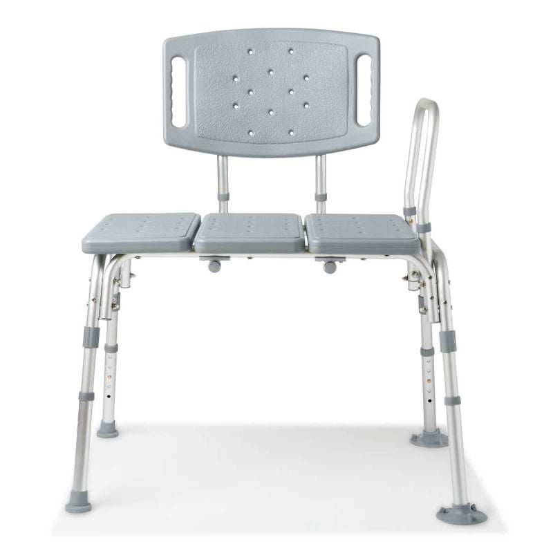 Medline Bariactric Tub Transfer Bench with Anti-Slip Suction Feet, Lightweight for Easy Movement, for Use as a Shower Bench or Bath Seat - 500lb Weight Capacity - Image 1
