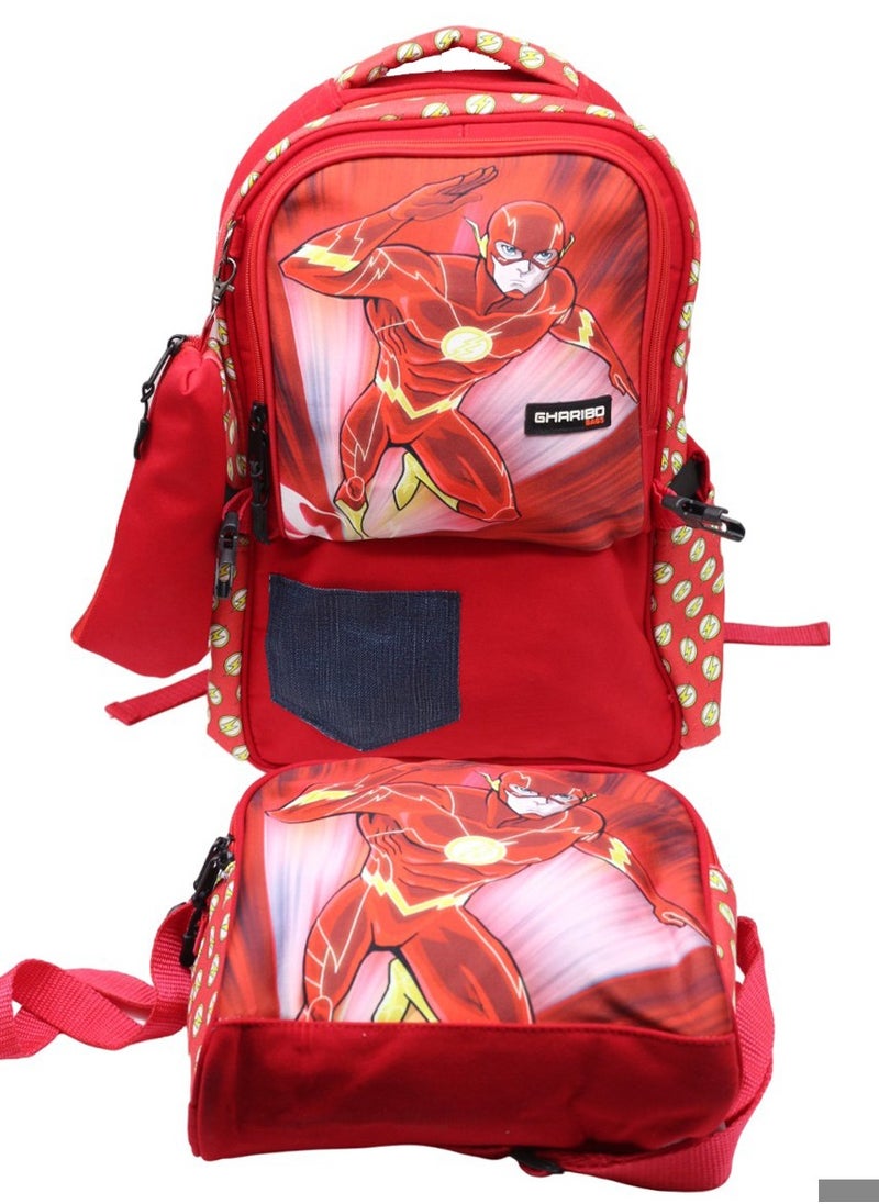 School backpack with lunch bag size 17 model 26 - Flash - pzsku/ZBB2F063CDED4D3F83FD8Z/45/_/1719749172/42090a02-c0c9-4fb0-952a-dcccdf48ac73