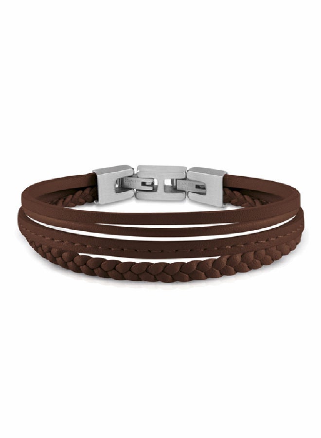GUESS Brown Multi Strap Bracelet 