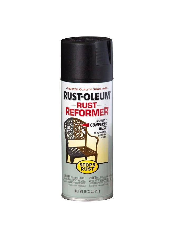 RUST-OLEUM 215215 Stops Rust Rust Reformer Spray, 10.25 oz, Black - Image 1