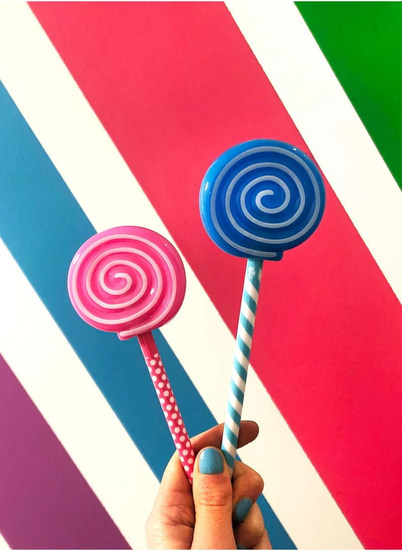 Tinc Blue Lollipop Pen Unique Design