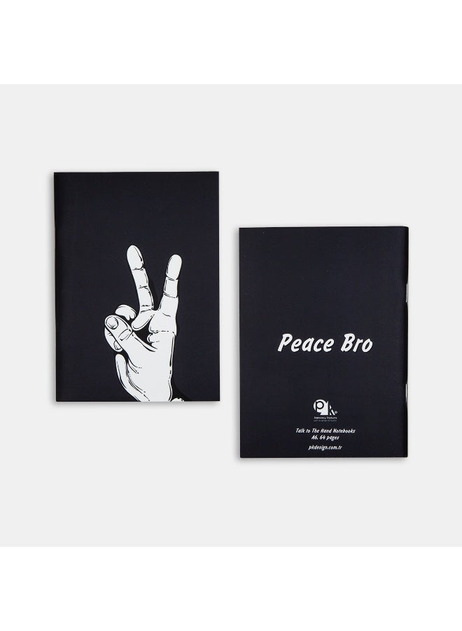 PK Design Talk to the Hand Notebooks - Peace - Image 1