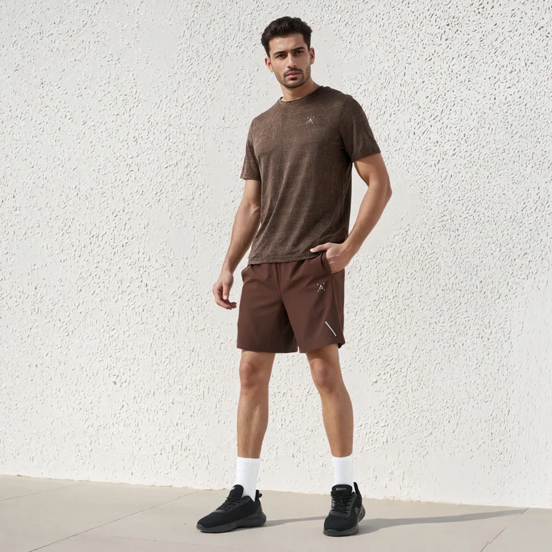 ADOT by Splash Panel Detail Performance Shorts with Drawstring Waist