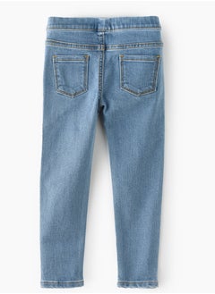 Jelliene Denim Fun & Flexibility: Girls Stretchy Jeggings All-Day Comfort & Stylish Appeal  - Image 2