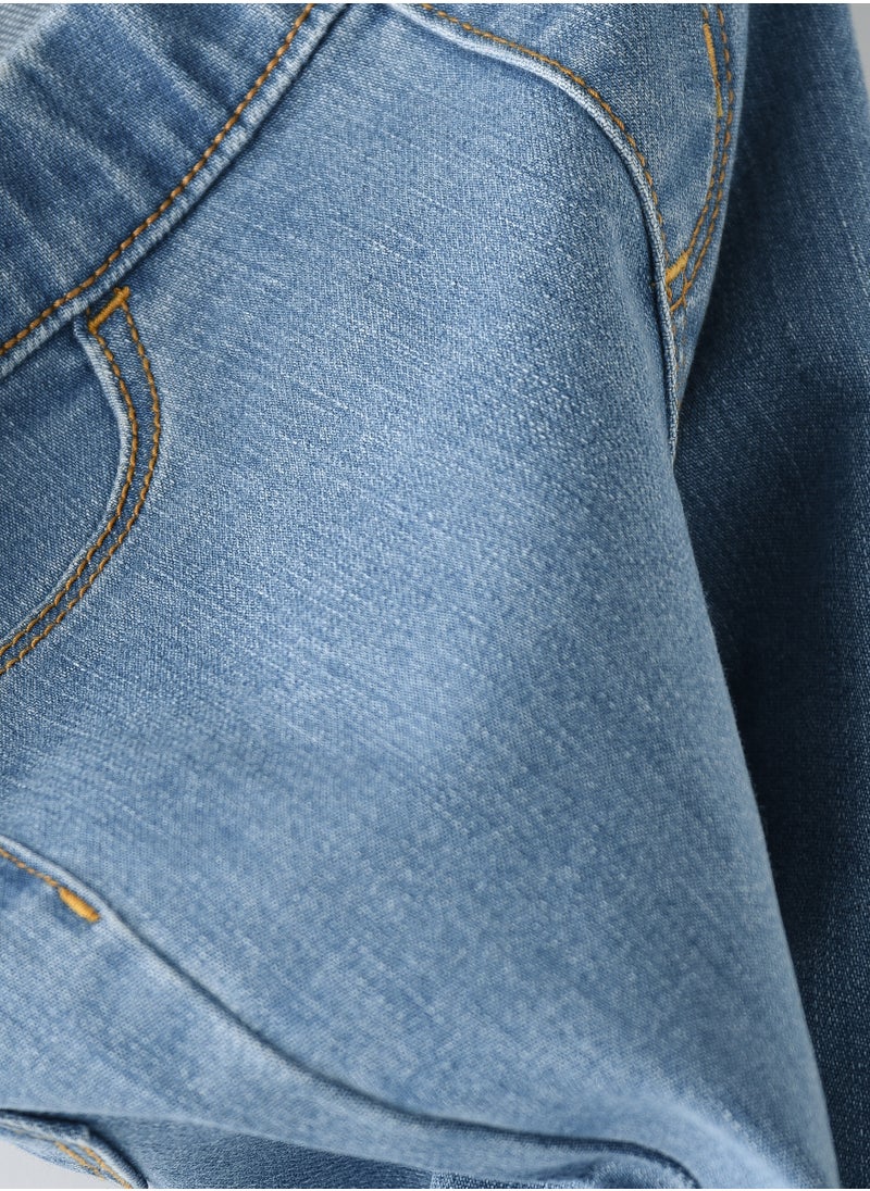 Jelliene - Denim Fun & Flexibility: Girls Stretchy Jeggings All-Day Comfort & Stylish Appeal - Image 1