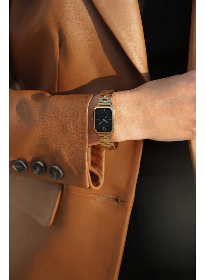 Anne Klein Dress Watch (Model: AK/3774BKGB), Gold/Black - Image 3
