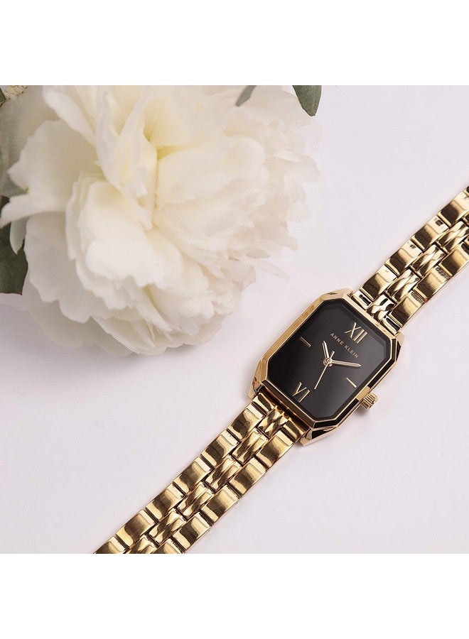 Anne Klein Dress Watch (Model: AK/3774BKGB), Gold/Black - Image 5