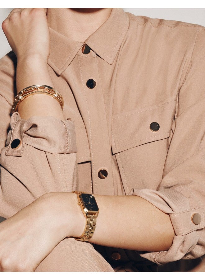 Anne Klein Dress Watch (Model: AK/3774BKGB), Gold/Black - Image 2