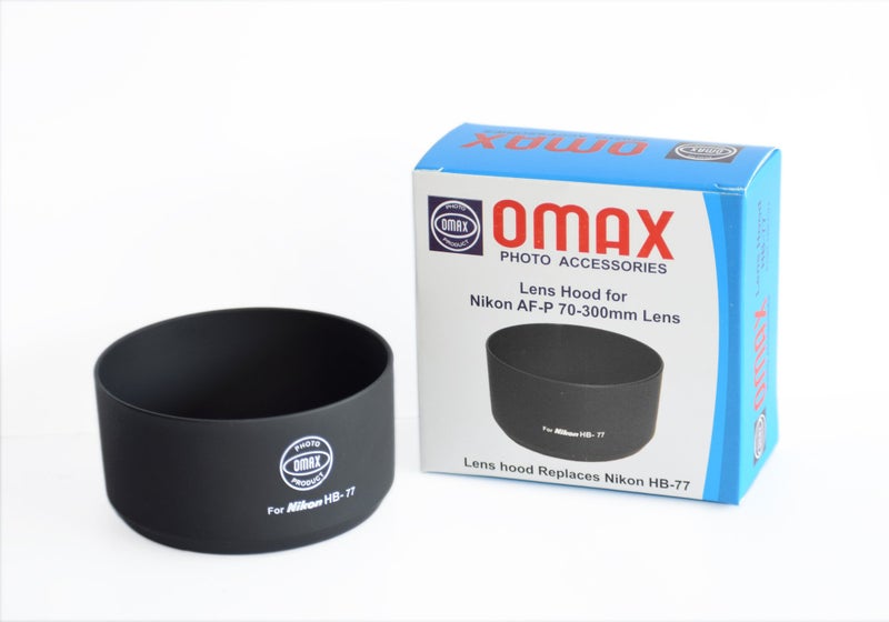 Omax Lens Hood for Nikon af-p 18-55mm & Nikon 70-300mm Lens Combo Offer (Bayonet Type) - Image 4
