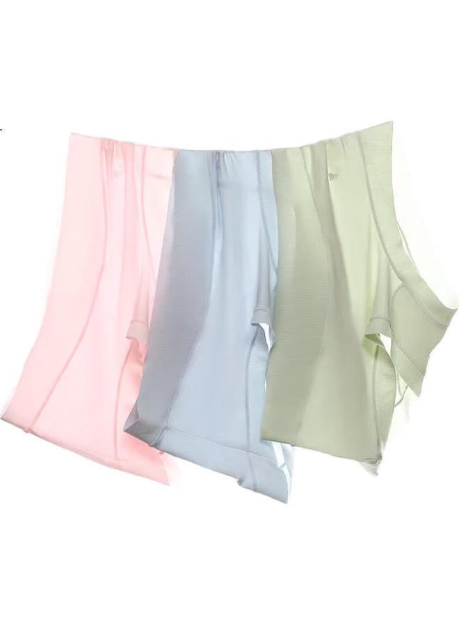 hongdou Red Bean Women'S 7A Antibacterial Silk Crotch Modal Smooth Triangle Underwear 3-Pack【New In Spring/Summer 25】 - Image 3