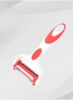 HaveDream 3-In-1 Peeler, Grater, Creative Multi-Function Rotating Vegetable And Fruit Peeler (Red And White)  - Image 2