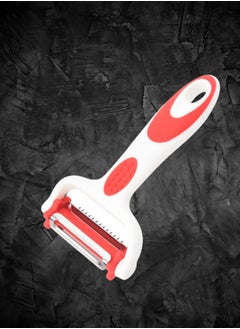 HaveDream 3-In-1 Peeler, Grater, Creative Multi-Function Rotating Vegetable And Fruit Peeler (Red And White)  - Image 5