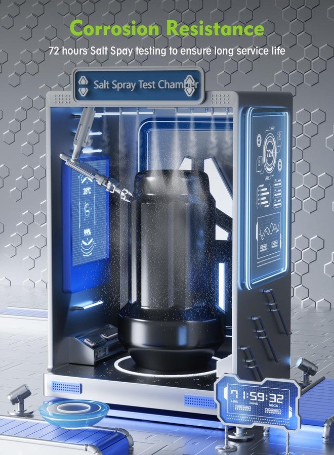 AUTOPTIM صواميل عجلات AUTOPTIM 3/8-24 ATV ذات 6 أسنان مخروطية الشكل مع مفتاح واحد، بديل لـ Polaris Ranger و RZR و Sportsman 400/500/570/600/700/800 - 16 قطعة صواميل عجلات سوداء ذات أسنان، سداسي 17 مم، طول 35 مم - Image 3