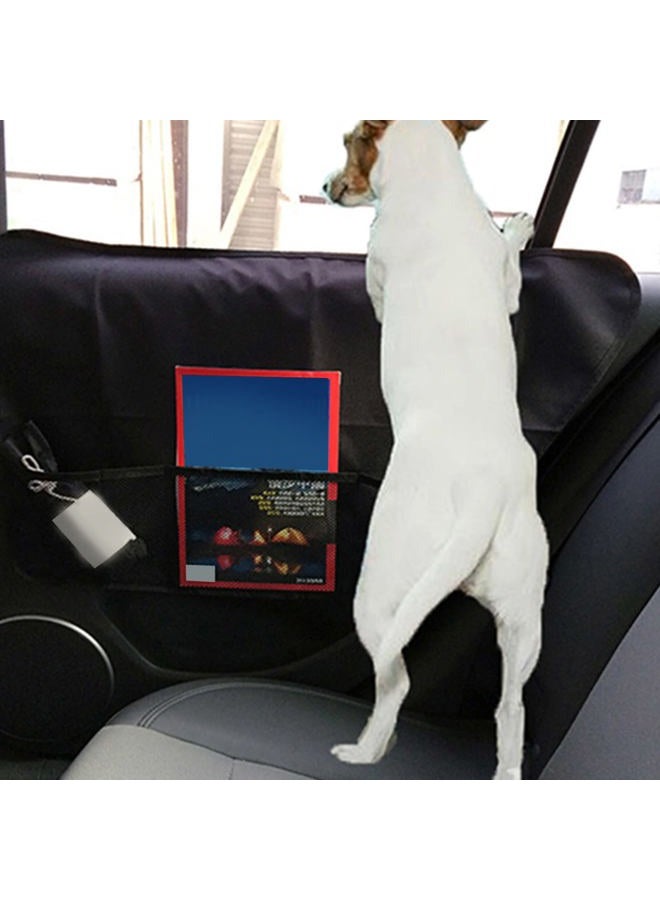 KIMISS Car Door Protector, Right Car Cover Waterproof 600D Oxford Cloth Scratch Resistant Door Guard for Dog Cat Pet Fits Any Vehicle  - Image 2