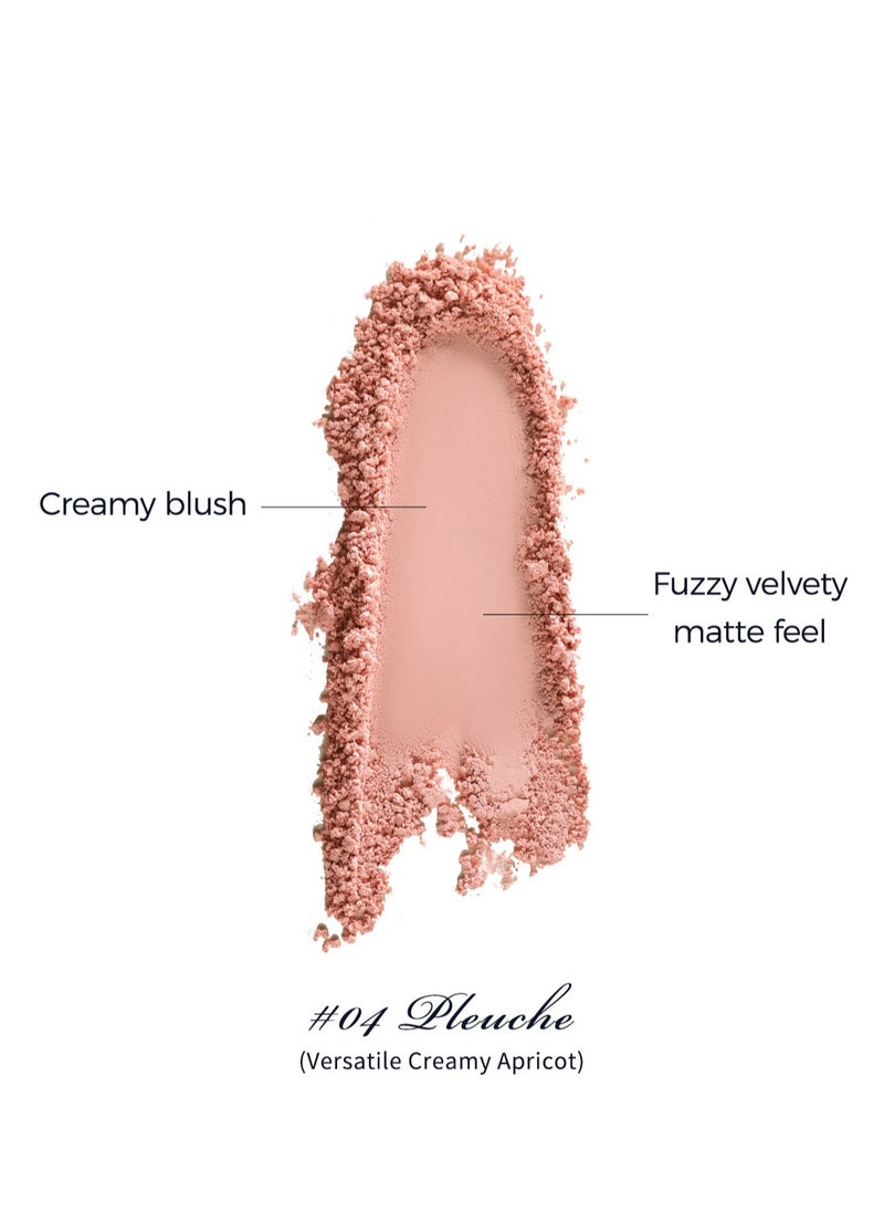 Flower Knows - Swan Ballet Embossed Blush Flocked Mist Embossed Cheek Inflated Color Matte Classic Makeup - 5g (04 Pleuche) - Image 1
