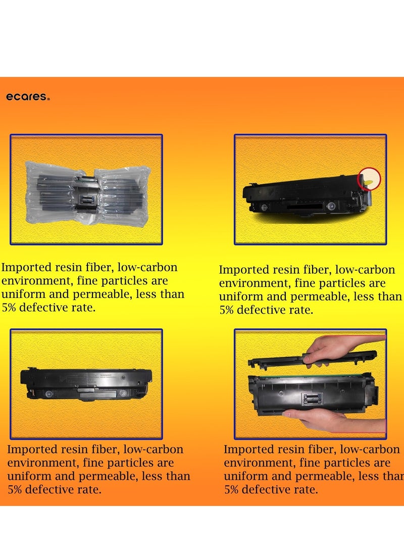 ECARES® Compatible Toner Cartridge Replacement for HP 14A CF214A use for HP Laserjet Enterprise 700 M712 M725 Printer (Black) - Image 3