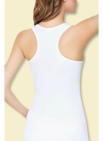 Tutku White Color Lycra Sportsman Athlete