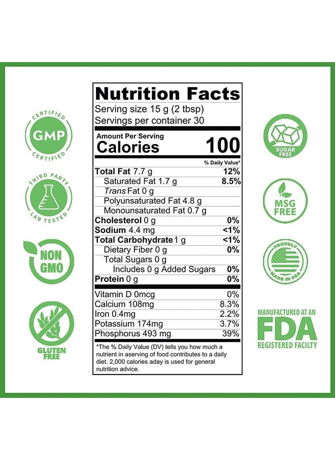 Lecithin Granules Supplement | Natural Soy Lecithin Powder is an Excellent Source of Phosphatidyl Choline | Lactation Support, Immune Function & Support Brain Health, 16 oz