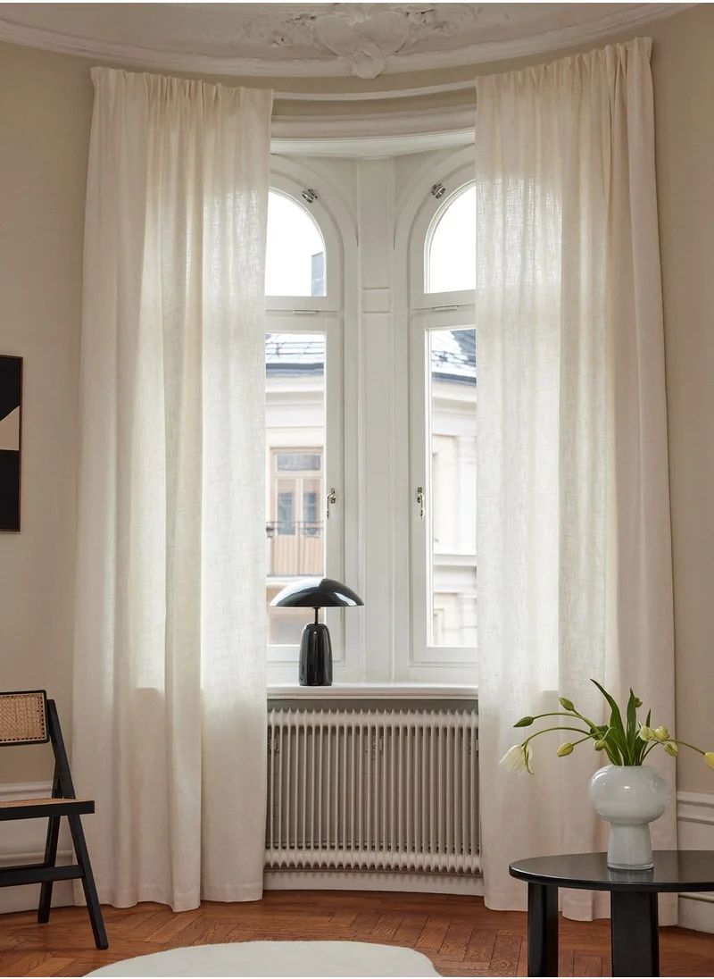 H&M 2-Pack Linen-Blend Curtain Lengths