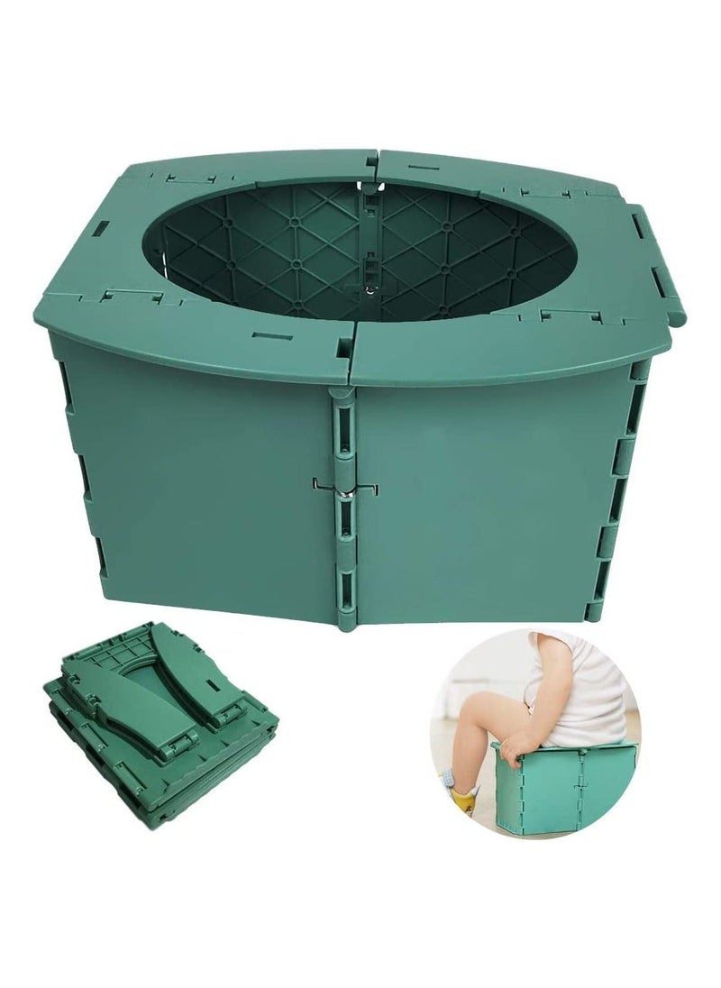 Y&D Portable Travel Potty for Toddler, Folding Commode Seat Self-Contained Toilet Compact Car Camping Children Hiking Long Trips  - Image 1