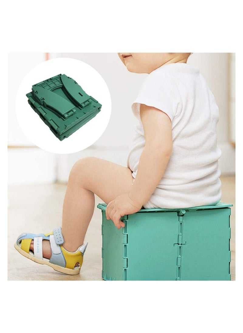 Y&D Portable Travel Potty for Toddler, Folding Commode Seat Self-Contained Toilet Compact Car Camping Children Hiking Long Trips  - Image 2