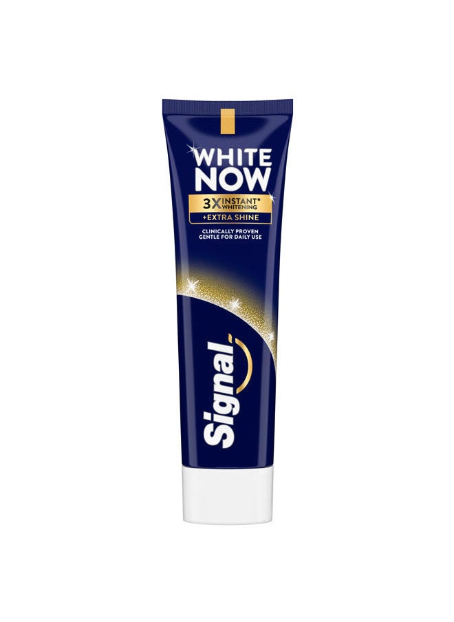 Signal White Now Toothpaste Extra Shine 3X Instant Whitening & Extra Shiny Teeth  - Image 1
