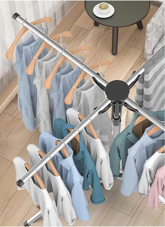 Clothes rack and clothes drying rack