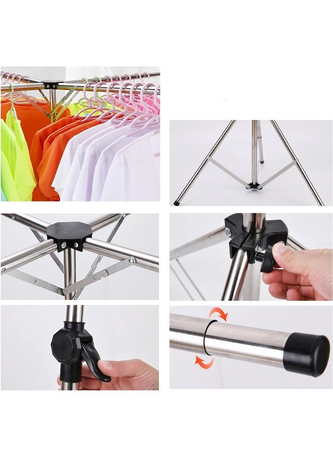 Clothes rack and clothes drying rack