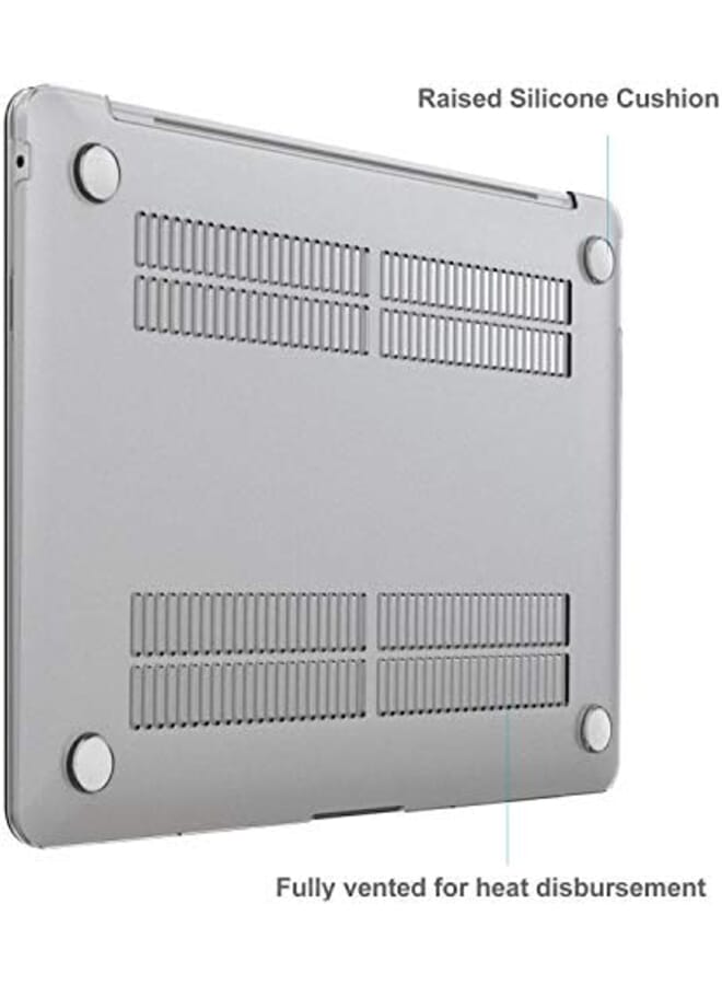 Procases Macbook Air 13 Inch Case 2020 2019 2018 Release A2337 M1 A2179 A1932 Hard Case Shell Cover For Macbook Air 13 Inch Model A2179 A1932 With Keyboard Skin Cover Black - Image 4