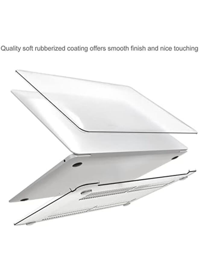 Procases Macbook Air 13 Inch Case 2020 2019 2018 Release A2337 M1 A2179 A1932 Hard Case Shell Cover For Macbook Air 13 Inch Model A2179 A1932 With Keyboard Skin Cover Black - Image 3