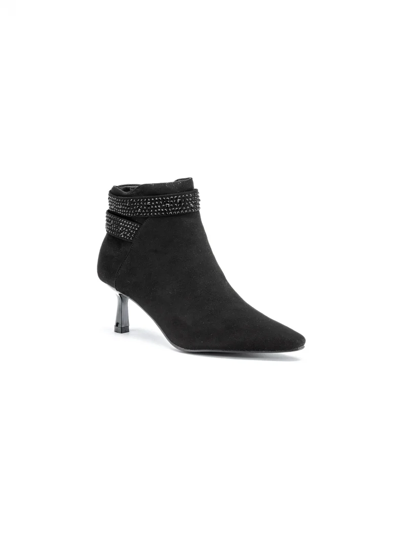 Bata Pointed Ankle Boots with Slim Heel