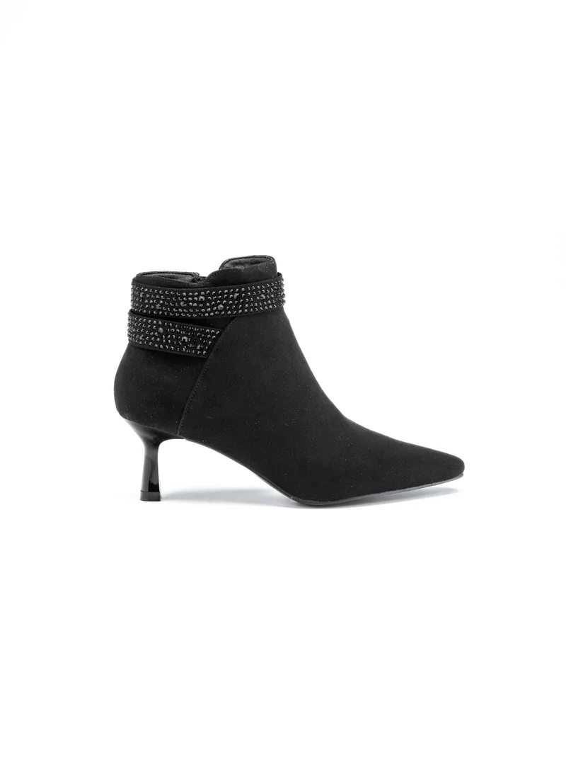 Bata Pointed Ankle Boots with Slim Heel
