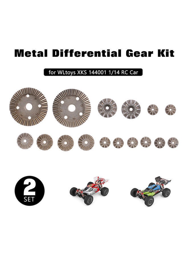 NIBEMINENT Metal Differential Gear Kit For XKS 144001 1/14 RC Car - Image 1